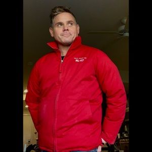 RL Polo Jeans Co Down Filled Red Puffer Jacket S